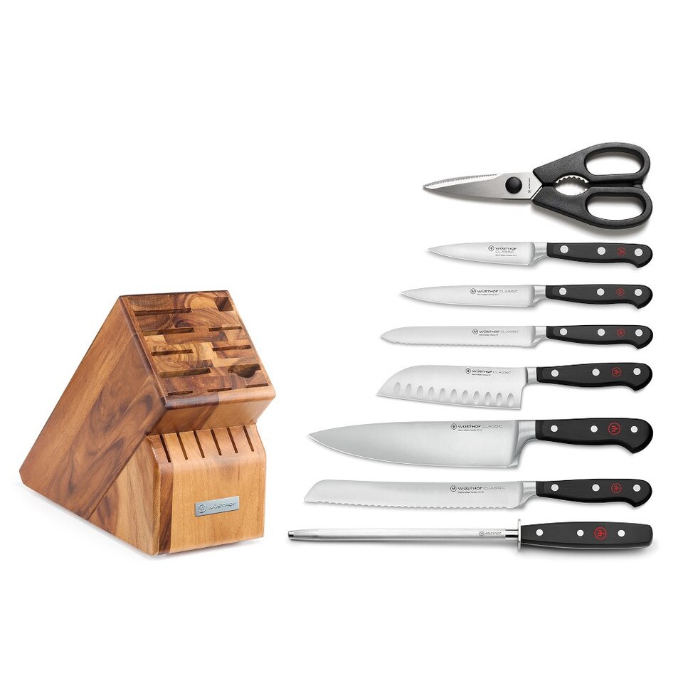 Wüsthof Classic 9Piece Knife Block Set Williams Sonoma Australia